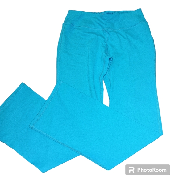 Women's Turquoise Yoga Pants - Picture 5 of 6